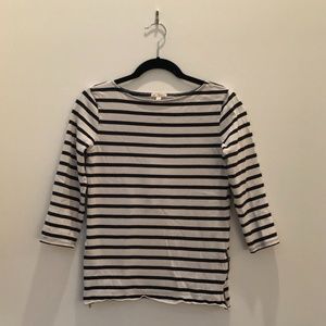 Gap Striped Top with Zippers